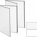 2Pcs 17"x11" Light Reflector 2 in 1 Photography Reflector Cardboards, Foldable & Stable for Still Life Product Food Photo Shooting, Self-Standing, White