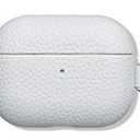 FooYin Portable Case for AirPods Pro, Leather AirPods Pro Case with Strap and Clip, Cover with Protective Microfiber Lining Design - Light Grey, 3 Pack
