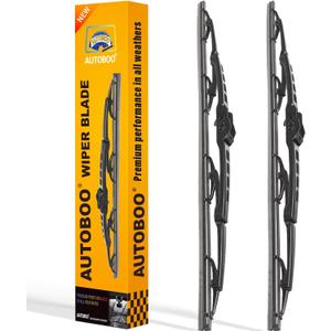 AUTOBOO 22"+22"Windshield Wipers Replacement for Ford F150 F250 F350 F450 F550 2024-2021 2020 2019 2018 2017 2016 2015 2014 2013 2012 2011 2010 2009 -Original Factory Quality Wiper Blades (Pack of 2)