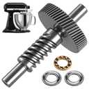 Karbay Gear for Whirlpool WP9709231, 9709231 9706770 Replacement Gear Parts with 9703445 Mixer Worm Gear Thrust Bearing
