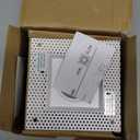 Perlglow 4 inch Trimless Square Single Gimbal Downlight Luminaire, White Finish, LED Recessed Light Fixtures Dimmable 18W=120W, 1500 Lumens, CRI 90+, 5CCT Selectable 2700K|3000K|3500K|4100K|5000K