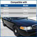 Wheel Center Cap for Ford Crown Victoria Ranger Taurus PI Explorer PI 1988-2020 17" Rim Hubcap Covers PN: 3W73-1A096 3W7Z-1130 F87A-1A096, 4 PC, Chrome