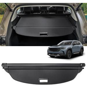 Cargo Cover for Mazda CX-50 CX50 2023 2024 2025 2026 Accessories Retractable Trunk Cover Security Shielding Shade Cargo Luggage Cover Trunk CX50 Privacy Protection (Carbon Fiber Texture)