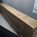 15FT Large Patio Umbrella with Crank Handle,Double-Sided Rectangular Outdoor Umbrella for Pool, Garden, Deck, Lawn & Market (Claret Red) (Beige)