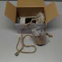 3 Pcs Farmhouse Decorative Bells Stands Giant Vintage Metal Cow Bells Table Decor with Velvet Ribbon Rustic Country Decor Brass Antique Country Gifts Hanging for Table Window