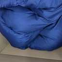 Hanging Egg Chair Cushion 47 X 35 in Waterproof Indoor/Outdoor Hammock Chair Cushion Washable Hanging Basket Seat Cushion (Without Chair) (Navy)