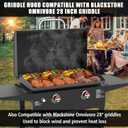 Griddle Lid for Blackstone 28in Griddle 5857 Griddle Hood for Omnivore 1883 2147 2287 Powder Coated Steel with Stainless Steel Handle Flat Top Grill Cover for Blackstone 28in Griddle