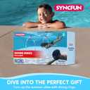 SYNCFUN Pool Toys Diving Rings, 2 Packs Swim Thru Rings Dive Pool Game Underwater for Kids for Summer Activities Party Gifts Outdoor