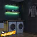 3-Pack Shelf Lights, Upgrade Battery Operated 20inch Led Strip Lights with Remote, Color Change with Timer Floating Shelves LED Wall Lights, DIY Led for Bedroom, Kitchen, Indoor Room Decor