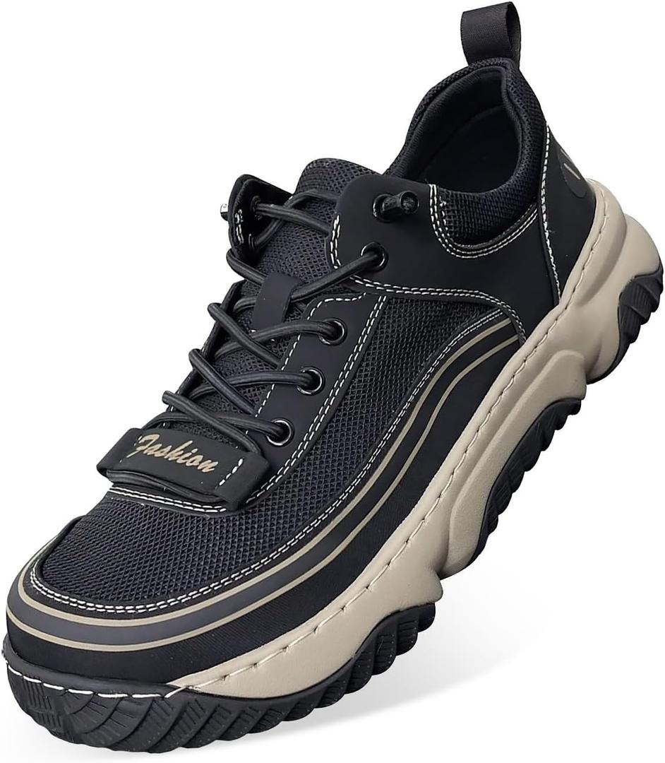 Men's Fashion Sneakers Retro Casual Breathable Walking Shoes Classic Comfort Stylish for Daily Outdoor Activities 9