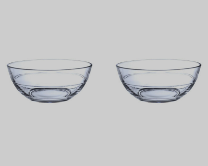 BLINKMAX 2 PCS Glass Bowls