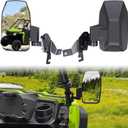 Rearview Side Mirrors Compatible with 2021-2025 Honda Pioneer 520; 2015-2023 Pioneer 500 Accessories Adjustable High-Definition Folding Convex Side Mirrors (2PCS)