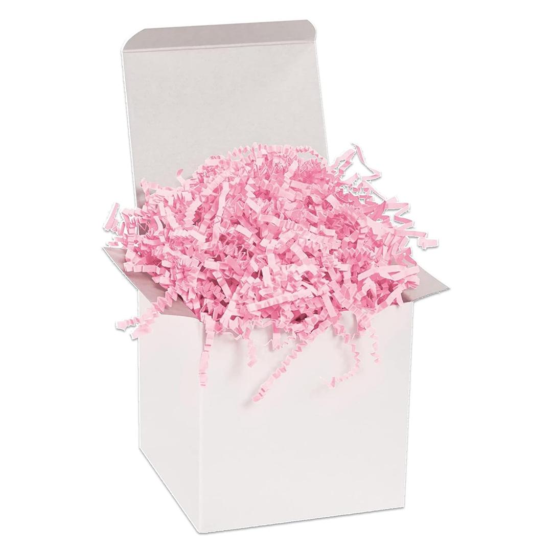 BOX USA Crinkle Paper 10 lb. Light Pink, 10-Pack | Packaging Paper for Shipping, Moving, and Storage Supplies