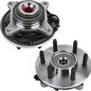 KUSATEC 515046 2pcs Front Wheel Bearing and Hub Assembly Compatible with 2004-2005 Ford F-150 2004 Heritage, 6 Lug Bolts w/ABS