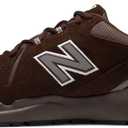 New Balance Men's 608 V5 Casual Comfort Cross Trainer, Chocolate Brown/White, 12.5