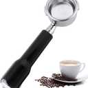 58mm Bottomless Portafilter Fit For Nuova Simonelli with Filter Basket Espresso Bottomless Portafilter Compatible with Simonelli Espresso Machine 58mm Portafilter with 2 Ears