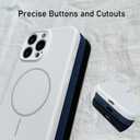 ZhyzRhsm Magnetic for iPhone 15 Pro Case Compatible with Magsafe Full Lens Protection, Silicone Cover Inner Lining Shockproof Phone Case for iPhone 15 Pro Black