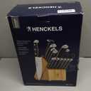 HENCKELS Statement Premium Quality 15-Piece Knife Block Set, Natural, Razor-Sharp, German Engineered Informed by 100+ Years of Mastery, Lightweight and Strong, Dishwasher Safe