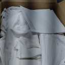 Fitable 6 Pack White Round Table Clothes - 70 Inches in Diameter - Stain Resistant and Washable Tablecloths, Polyester Fabric Table Covers for Wedding, Party, Banquet, Gathering