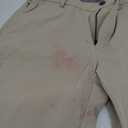IZOD Men's Heritage Chino Straight Fit Flat Front Pant 32x32  Khaki