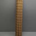 Bamboo Roman Shades with Valance Cover, Cordless Blinds for Indoor Windows, Light Filtering Woven Wood Shades for Home & Patio, Privacy Protection, 34" W x 64" H, Carbonized