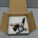 Helium Tank Regulator 0-3000 PSI Gauge and CGA580 Tank Valve for Balloons with Foil Balloon Inflator Adapter