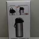 Coffee Carafe for Keeping Hot - Gezoss 102OZ / 3L Airpot Coffee Dispenser with Pump - Large Coffee Carafe for Hot Drinks Tea Liquid - Insulated Stainless Steel Hot Water Beverage Urn for Parties