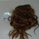 Reddish Brown Mixed Light Brown Curly Wavy Hair Extensions 20 Inch Long Hair Extensions for Women Daily Use(Reddish Brown Mixed Light Brown)