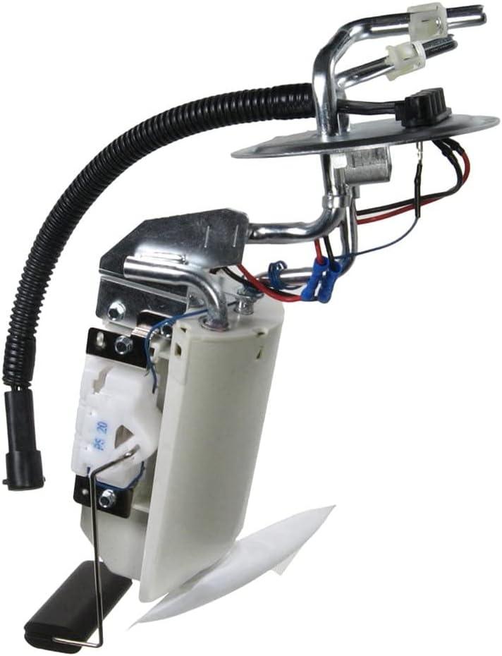 TRQ Fuel Pump Module Assembly Sending Unit Strainer 18 Gallon Tank After Axle Steel Tank Compatible with 90-97 Ford F-150 F-250 F-350 F-Super Duty