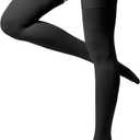 Thigh-High Compression Stockings 20-30 mmHg, Closed-Toe Medical Compression Socks for Women, Over-Knee Graduated, XL 