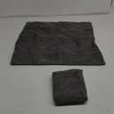 Foindtower Pack of 2 Soft Textured Throw Decorative Pillow Covers Square Accent Solid Cushion Cover Cozy Farmhouse Pillow Case with Zipper for Couch Sofa Bedroom Living Room 22x22 Inch, Charcoal