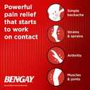 Ultra Strength Bengay Pain Relief Patches, Large Topical Analgesic Menthol Patches for Muscle & Joint Pain Due to Backaches, Minor Arthritis, Sprains, & Strains, 3.9 x 7.9 inches, 4 Count