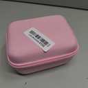 Hard Travel Case Compatible with Yoto Mini Player,Includes Silicone Cover,102 Self-Adhesive Labels and 10 Hanging Rings,yoto Cards Holder Designed Specifically for Yoto Cards and Accessories (Pink)