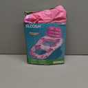 SLOOSH Inflatable Pool Floats Lounger Adult, Pool Float Lounge Raft Floaties Water Floating Recliner Chair with Cup Holders Foot Rest Swimming Floaty (Pink)