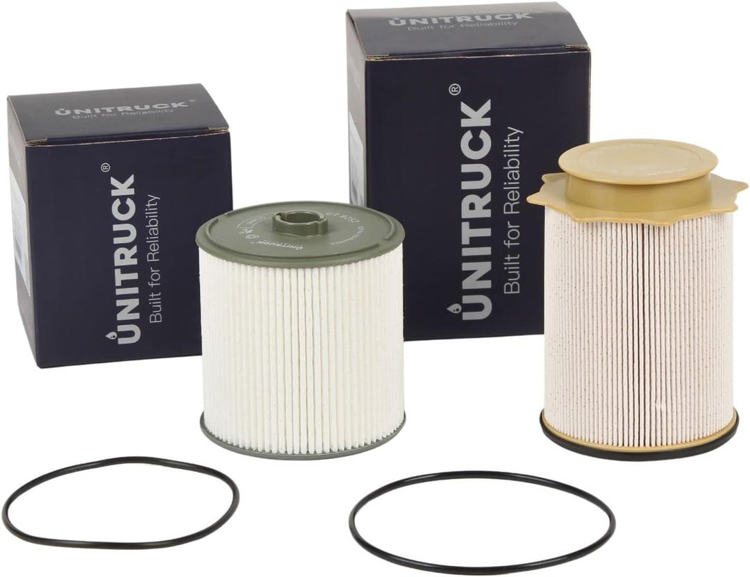 Fuel Filters 6.7 Cummings: Water Separator sets with Seals Replacement for 2019-2022 Dodge Ram 2500 3500 4500 5500 6.7 Diesel- Replaces 68436631AA, 68157291AA (UT8243K)