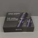 Hair Dryer Brush 6 in 1 Hair Styler, 110,000 RPM High-Speed Negative Ionic Hair Dryer, Auto Curl Frizz-Free Blow Dryer Brush for Curling Volumizing Straightening Styling (Black)