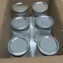 Classic 16 Oz Mason Jars, 6 Pack Canning Jars, Regular Mouth, Airtight & Leak Proof, Dishwasher Safe, Microwave & Freezer Safe, 3.2 x 4.5 x 5.5 inches