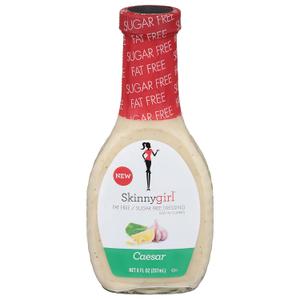 Skinnygirl Sugar Free Gluten Free Salad Dressing, Caesar, 8 Ounce (8 Fl Oz (Pack of 1), Best By JUN 10/2027