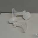 Nenesupply 21mm 2 pc Flanges Compatible with Spectra S2 S1 9 Plus Synergy Gold Breastpump Replacement to Spectra Pump Parts Flange Accessories Wide Mouth Work with Valve Backflow Protector Bottle