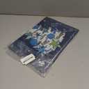 Coastal Christmas Decorations Table Runner Christmas Tree Snow Starfish Shell Ocean Beach Themed Winter Xmas Kitchen Dining Home Decor 13x60 Inch