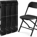 DUMOS Folding Chairs Sets of 20, Portable Chairs, Home Office, 20 Pack