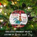 8 x Funny Chicken Christmas Ornaments 2025, Ceramic Rooster Ornament for Tree Decorations - Country Gifts for Chicken Lovers, Chickens Lady, Farmers- Farmhouse Festive Keepsake