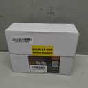 BESTTEN [2 Pack] Entry Door Knob with Lock, Keyed Different Door Lock for Exterior Door and Front Door, Standard Ball, Satin Nickel