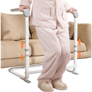 Couch Stand Assist for Elderly, Six-level Height Adjustable Standing Assist for Seniors, Heavy-Duty Stand Assist Aid for Elderly, 21-inch Width Standing Aids & Supports for Couch and Sofa, Gray