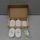 5 Pack Water Leak Detectors for Home, 100dB Water Sensor Alarm for Basement,Flood Leakage Detection Devices for Pipe/Drain/Sink/Faucet Drip Alert,Floor Flooding in Bathroom/Kitchen/Toilet/Laundry Room (White)