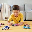 Hot Wheels Pull-Back Speeders Set of 2 Toy Cars in 1:43 Scale, Pull Cars Backward & Release, High-Performance, Collectible, with Rolomatic Engine or Door or Hood That Opens