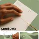 YSAGi Leather Desk Protector, Office Mat, Large Mouse Mat, Non-Slip PU Leather Blotter, Laptop Desk Mat, Waterproof Writing Pad for Office and Home(Bamboo Green, 63" x 24")
