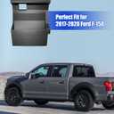 Center Console Tray Manager Storage Box Divider Compatible with Ford F-150 2017-2020, Armrest Hidden Storage Manager Accessories Lighting Pass-Through Design