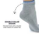 Mens & Boys Ankle Socks Cotton Warm Elastic Casual Lightweight Moisture Wicking Anti Odor | 3 & 6 Pairs, Size: 8-10