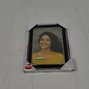 Malden International Designs Black Sleek With Silver Inside Border Picture Frame, 5x7, Black
